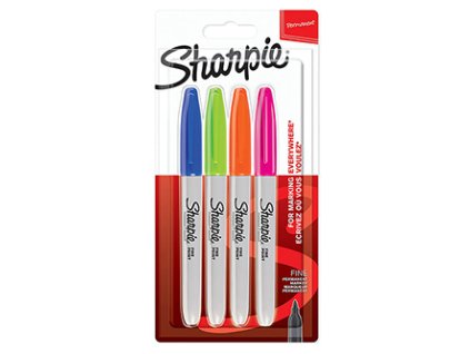 Sharpie  popisovač Fine  0.9mm  blistr  mix barev