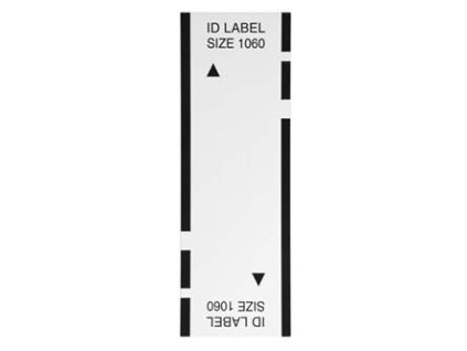Štítky pro razítka Brother  ID1060  10x60mm  12ks  s průhlednou krytkou