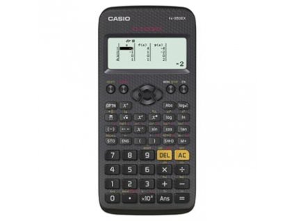 Casio Kalkulačka FX 350 EX, černá, školní, přirozené zobrazení displeje