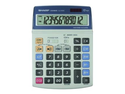 Sharp Kalkulačka EL-2125C  šedá
