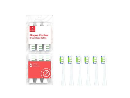 Oclean náhradní hlavice Plaque Control Medium P1C1 W06, bílé