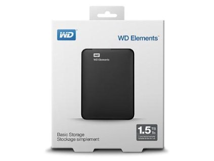 Western Digital WDBU6Y0015BBK  1500GB  pevný disk  externí
