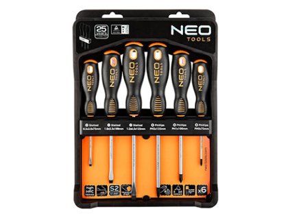 Sada šroubováků, 04-213, S2 ocel, Neo Tools