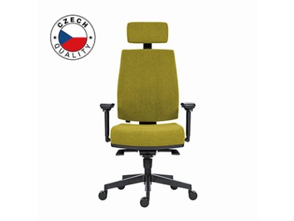 Powerton Kancelářské ergonomické křeslo Jana, Zelené