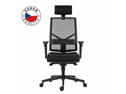 Powerton Kancelářské ergonomické křeslo Marie, Černé