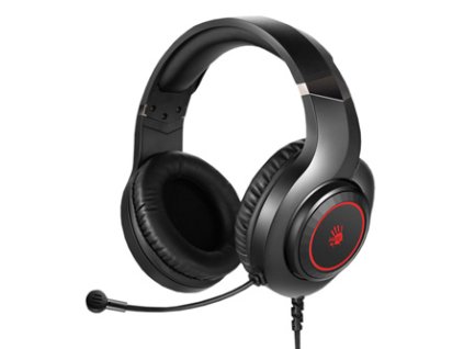 367398 a4tech bloody g220 sluchatka s mikrofonem bez ovladani hlasitosti cerna herni sluchatka podsvicene typ 3 5 mm jack usb