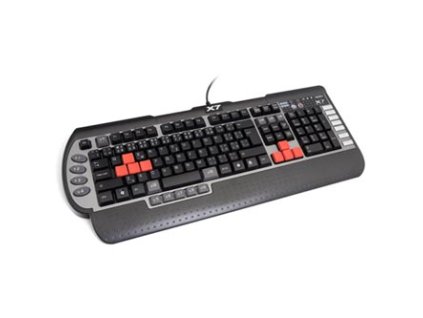 366606 a4tech g800v klavesnice cz herni vodeodolna typ dratova usb cerna