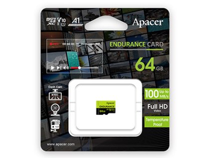 318054 apacer pametova karta endurance 64gb micro sdxc ap64gedm0d05 r uhs i u3 class 10 v30 a1