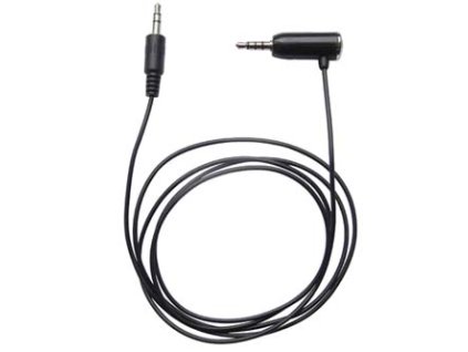 364170 audio hands free kabel jack 3 5mm samec 4 polovy jack 3 5mm samec 1 2 m stereo cerny pro iphone ipad 38588