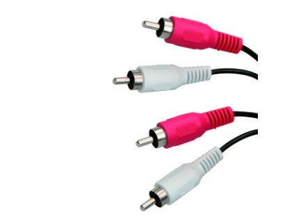 363132 audio kabel 2x cinch samec 2x cinch samec 1 5m cerna logo blistr