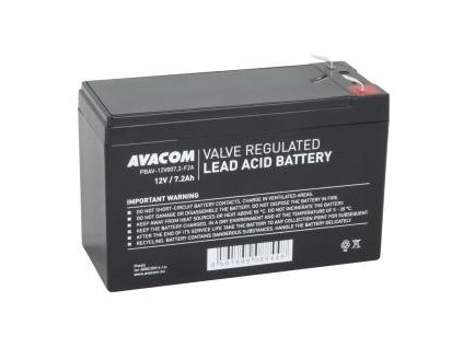 269167 avacom baterie 12v 7 2ah f2 pbav 12v007 2 f2a