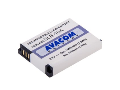 370308 avacom baterie pro samsung es50 pl51 m100 tl9 wb710 li ion 3 7v 1050mah 3 9wh diss 10a 734 nahrada za ea slb10a ww slb