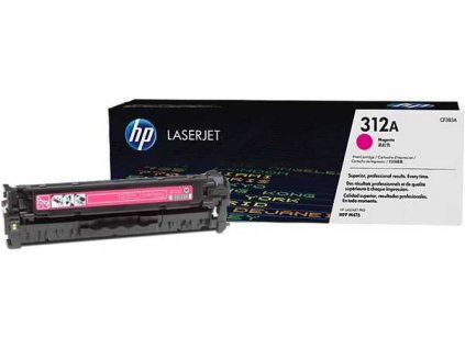 originální toner HP CF383A, 312A (2700 stran) magenta purpurový červený toner pro tiskárnu HP
