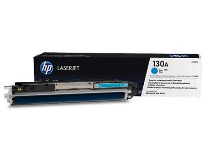 originální toner HP CF351A, HP 130A cyan modrý azurový toner pro tiskárnu