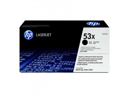 originální toner HP 53X, HP Q7553X (7000 stran) black černý originální toner pro tiskárnu