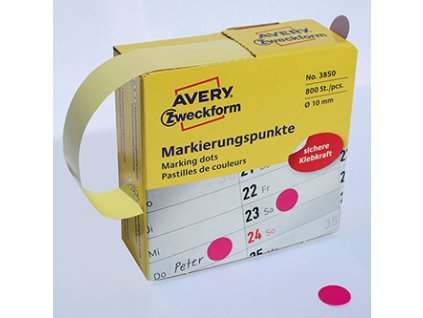 358908 avery zweckform etikety 10mm purpurove 800 etiket znackovaci 3850 pro rucni popis