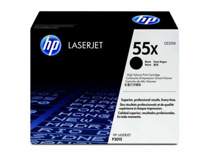 originální toner HP 55X (HP CE255X) black černý originální toner pro tiskárnu