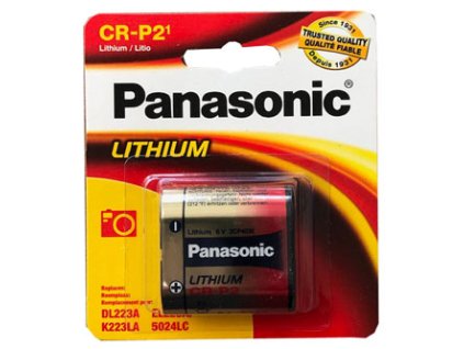 368544 baterie lithiova cr p2 6v panasonic blistr 1 pack