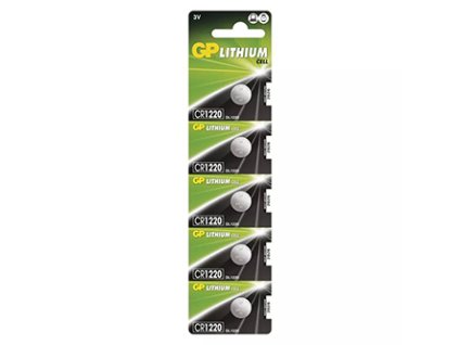368604 baterie lithiova cr1220 3v gp blistr 5 pack