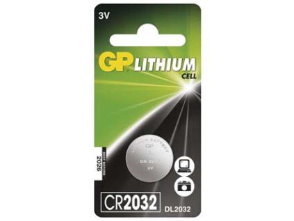 368688 baterie lithiova cr2032 3v gp blistr 1 pack