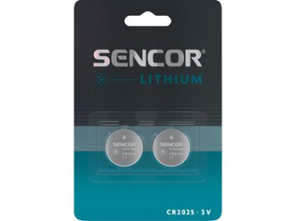 368832 baterie lithiove cr2025 3v sencor blistr 2 pack
