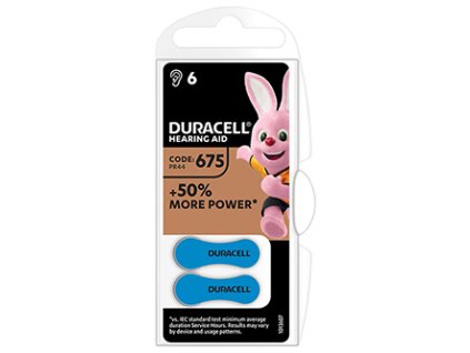 368361 baterie zinkovzdusna do naslouchadel duracell blistr 6 pack 42434