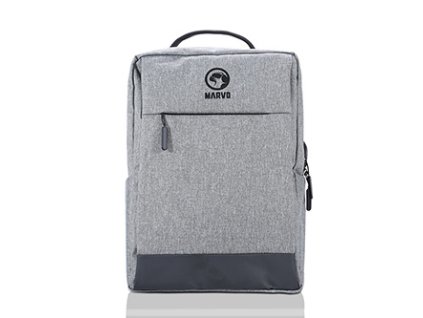 365121 batoh na notebook 15 6 ba 03 sedy z nylonu usb port k nabijeni marvo