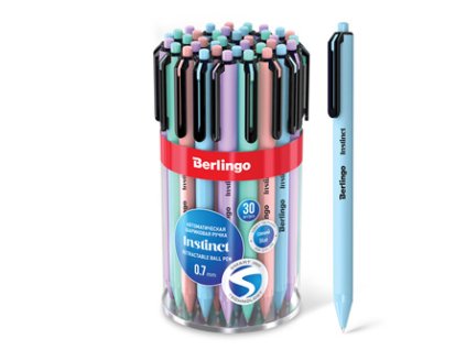 Berlingo, pero automatické kuličkové, modré, 1ks, 0.7mm, Instinct