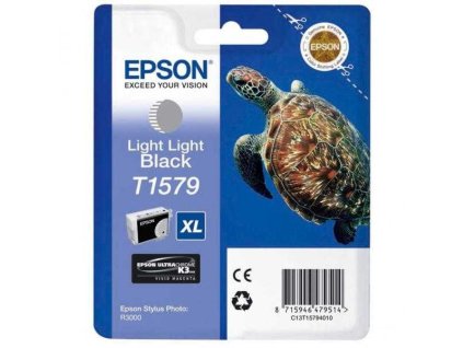 originální Epson T1579 light light black cartridge světlá černá originální inkoustová náplň pro tiskárnu
