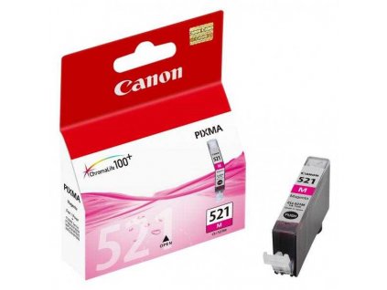 originální Canon CLI-521m magenta cartridge purpurová originální inkoustová náplň pro tiskárnu
