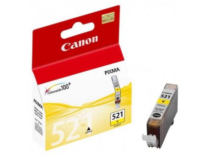 originální Canon CLI-521y yellow cartridge žlutá originální inkoustová náplň pro tiskárnu