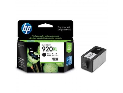 originální HP 920XL (CD975AE) black černá originální inkoustová cartridge pro tiskárnu