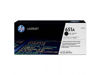 originální toner HP CE340A, HP 651A black černý toner pro tiskárnu