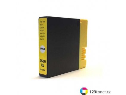 kompatibilní s Canon PGI-2500XL y yellow cartridge žlutá inkoustová náplň pro tiskárnu