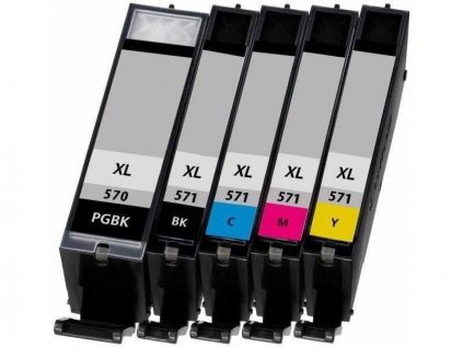 kompatibilní sada s Canon PGI-570BK CLI-571 black cartridge černá inkoustová náplň pro tiskárnu