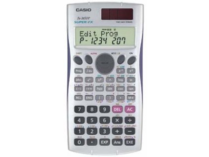 376068 casio kalkulacka fx 3650 p bila programovatelna dvanactimistna