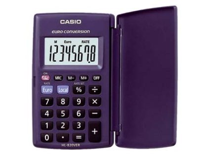 376191 casio kalkulacka hl 820 ver modra kapesni osmimistna