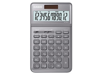 376476 casio kalkulacka jw 200 sc gy seda stolni dvanactimistna
