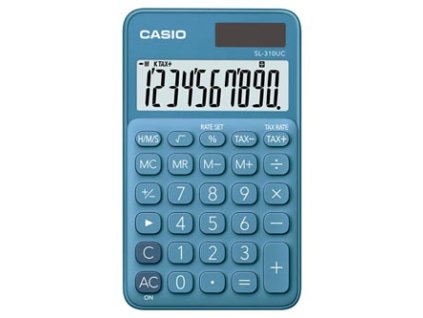 376245 casio kalkulacka sl 310 uc bu modra desetimistna dualni napajeni