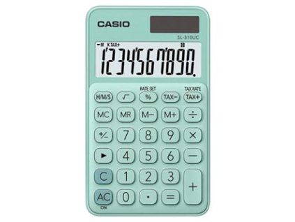 376236 casio kalkulacka sl 310 uc gn tyrkysova desetimistna dualni napajeni