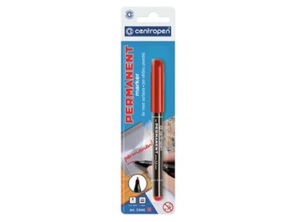 374181 centropen marker 2846 cerveny 20ks 1mm alkoholova baze cena za 1ks