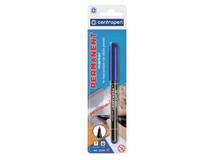 374169 centropen marker 2846 modry 20ks 1mm alkoholova baze cena za 1ks