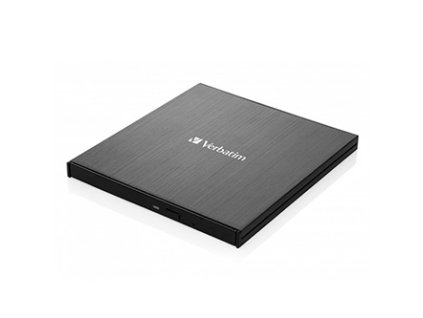 Verbatim 43886, externí CD/DVD mechanika a vypalovačka Slimline, rychlost CD(24x) DVD (8x),USB 3.2 GEN1 a USB-C