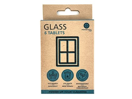 375327 cistici tablety powerton eco 6 ks okna sklo