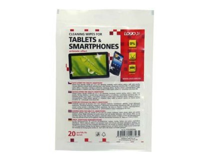 363024 cistici ubrousky na tablet smartphone uzaviratelny plastovy sacek 20 ks logo