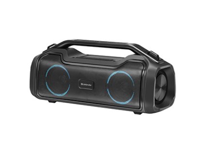 367869 defender reproduktor beatbox 50 li ion 2 0 50w cerny regulace hlasitosti led podsviceni bt 5 0 tws 80hz 12khz