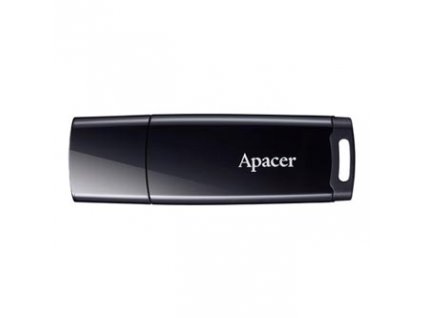 Apacer USB flash disk, USB 2.0, 16GB, AH336, černý, AP16GAH336B-1, USB A, s krytkou