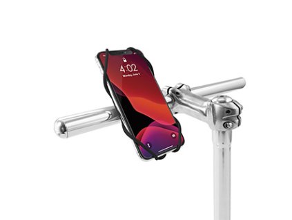 378735 drzak mobilu bone bike tie 3 na kolo nastavitelna velikost cerny 4 7 7 2 silikon k pripevneni na riditka cerna