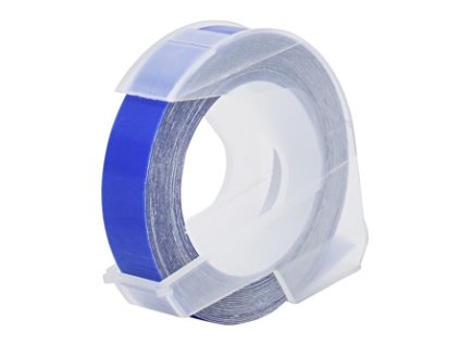 356055 dymo originalni paska do tiskarny stitku dymo s0898140 bily tisk modry podklad 3m 9mm baleno po 10 ks cena za 1 ks 3d