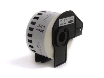 296478 etikety jetworld nahradni etikety brother dk black on white 38mm 30 48m dk22225 dk 22225 dk222 25